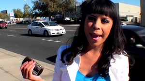 Street BlowJobs: Lucky Breakdown in front of Krystal