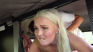 Female Fake Taxi: Satisfying Dizziness with Deep-throat