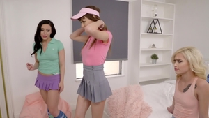 BrattySis: Alex and Whitney Enjoying Cumswap