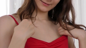 Nubiles.net: Super Skinny Coed Exposes Hard Nipples