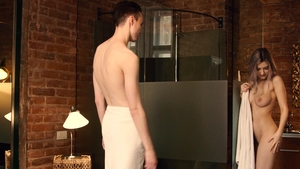 NubileFilms: Eva Leans Back for Some Deep Strokes