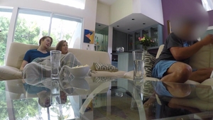 SpyFam: Step Sibs Secretly Bump 'N Grind During Game Day