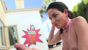 Swallowed: Kissa's Deep Throat Stuffed with Huge Cock