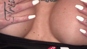 Alt Erotic: Inked stepsister feels up to hard nailining