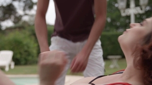 Lucia Love Uses Her Big Tits To Seduce The Poolboy