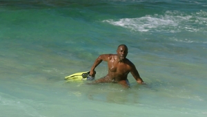 Blacked: Cayenne's Control Slips at Black Beach