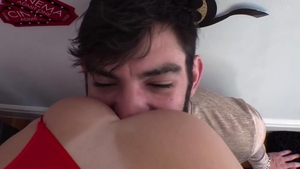 Anal Only: Mouth Filled with Cum for the Petite Girl