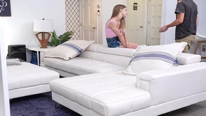 SpyFam: Jerking off when Stepsister Shows Up