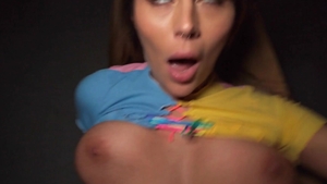 Public Agent: Wanking Myself to Completion on Her Tongue