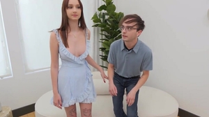 POVD: Melanie's Tight Pussy Devoured by Watching BF