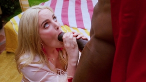 MILFY: Blonde Bombshell Gobbling BBC Delight