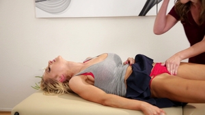 All Girl Massage: Alix's Tension Melted by Sasha's Touch