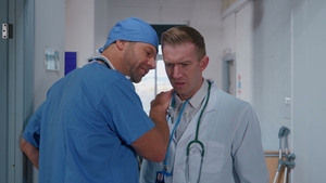 British Brunette and Blonde Nurse Fantasy