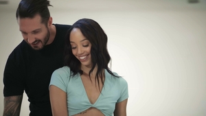 He Gets A Handjob Then Fucks Her From Behind Hard