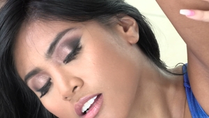 Rina Ellis Cums On Embers Lips