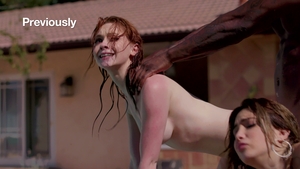 Black Shaft Pounds Her Redheaded Hole Deep