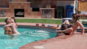 Raw Interracial Action With Heavy Cumshot Focus